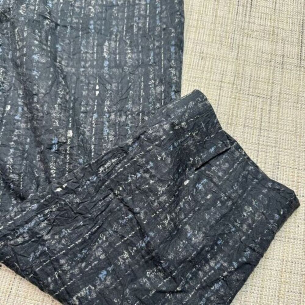 Piazza Sempione Audrey Black Dress Pants Women's‎ Size 40 US 8 Flat Front Solid - Picture 4 of 7